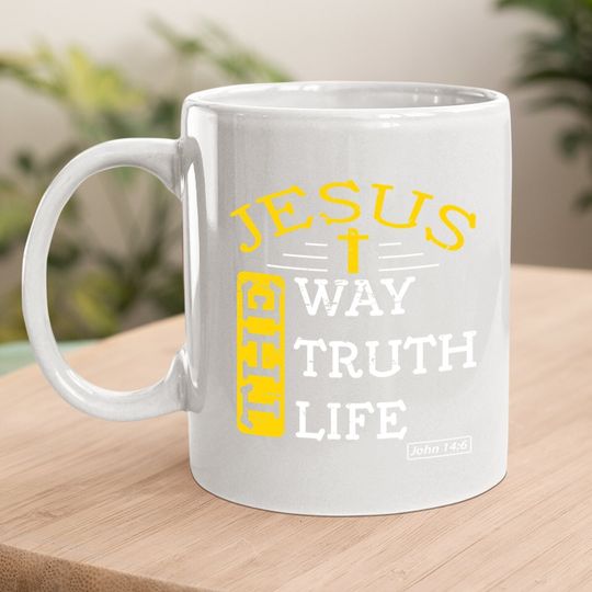 Christian Bible Verse 14:6 Gift Coffee Mug