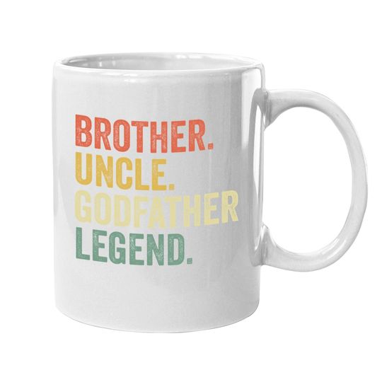 Uncle Godfather Coffee Mug Christmas Gifts From Godchild Funny Coffee Mug