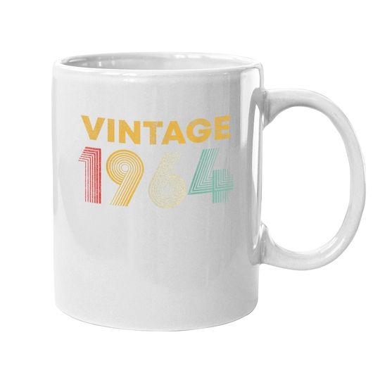 Vintage 1964 57th Birthday Gift 57 Years Old Coffee Mug