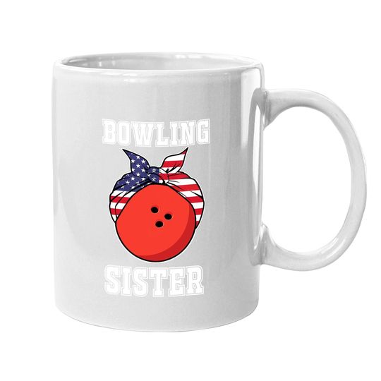 Bowling Coffee Mug Gift Sister Of Ten Pin Bowling Player Coffee Mug