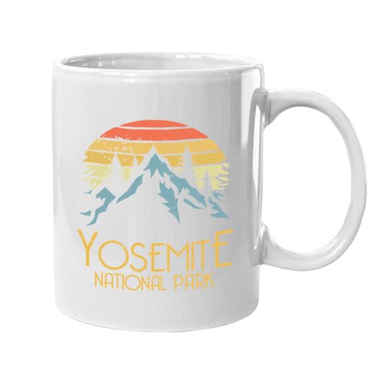 Vintage Yosemite National Park California Coffee Mug