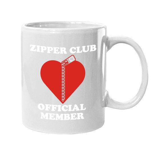 Zipper Club  Member Open Heart Surgery Coffee Mug