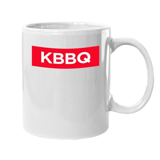 Korean Barbecue Kbbq Bbq Box Red Logo Asian Food Lover Spicy Coffee Mug