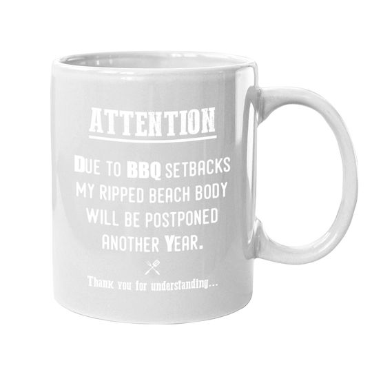 Funny Bbq Coffee Mug For Pitmasters & Barbecue Lovers