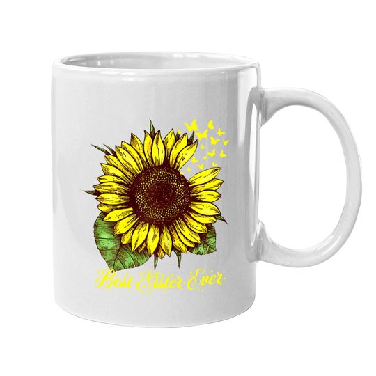 Best Sister Ever Sunflower Gift Coffee Mug