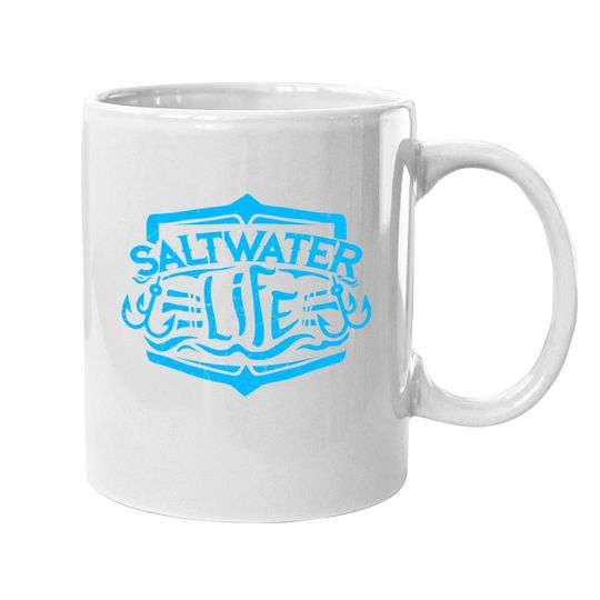 Saltwater Life Coffee Mug - Fishing Coffee Mug Coffee Mug
