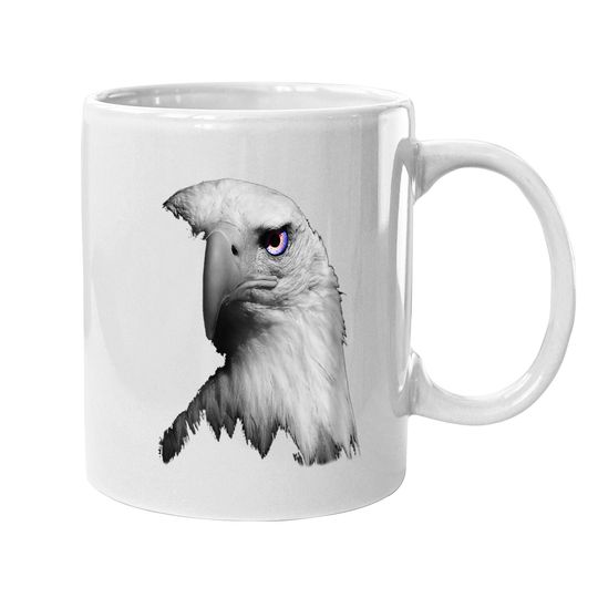 Eagle Eye Usa American Colors Coffee Mug 4th Of July Gift