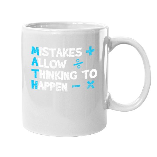 Math Teacher Saying Coffee Mug