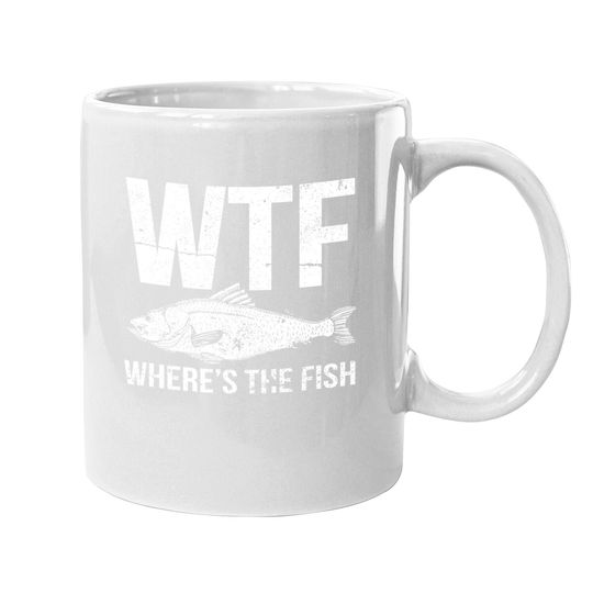 Wtf Where's The Fish Coffee Mug