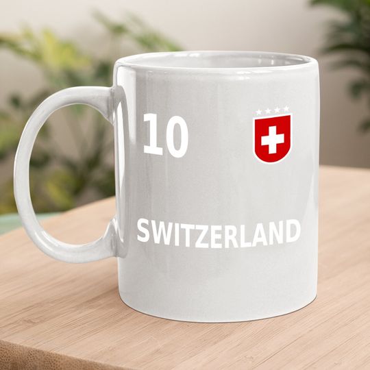 Switzerland Suisse Swiss Soccer Jersey 2020 Coffee Mug