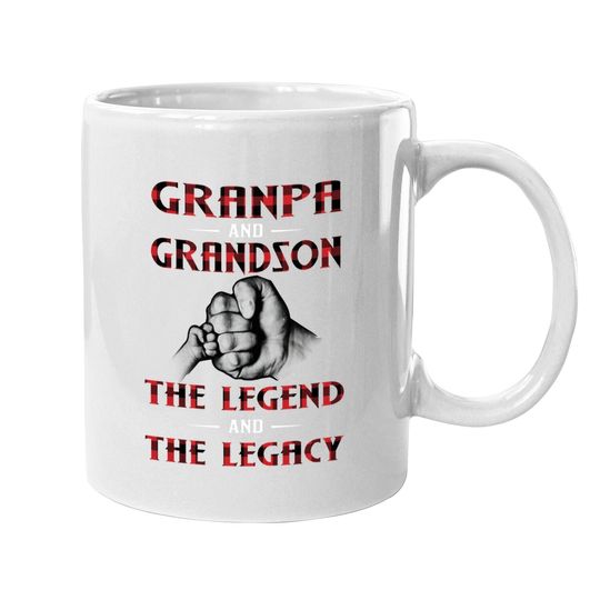 Grandpa And Grandson The Legend And The Legacy Coffee Mug