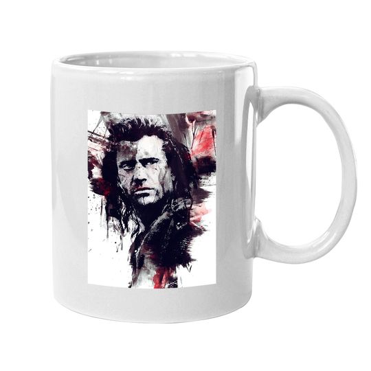 William Wallace Braveheart Movie Artwork Coffee Mug
