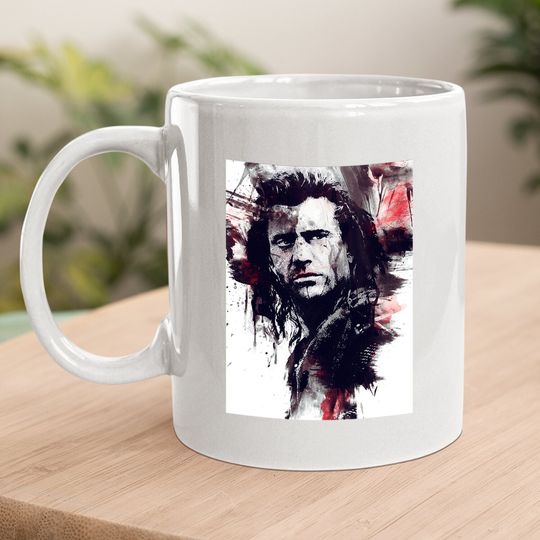 William Wallace Braveheart Movie Artwork Coffee Mug