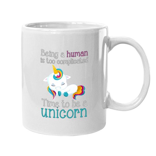 Time To Be A Unicorn Plus Size Coffee Mug