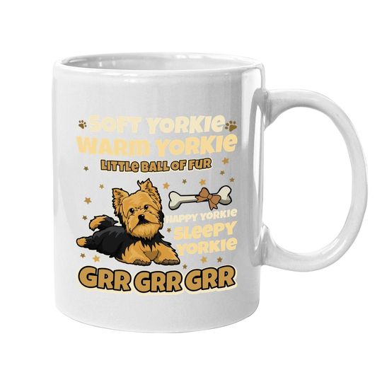 Yorkie Dog Soft Yorkie Warm Yorkie Coffee Mug