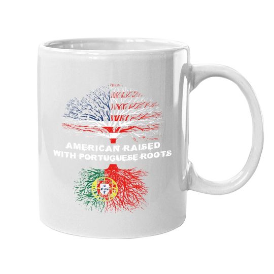 American Raised With Portuguese Roots Portugal Coffee Mug