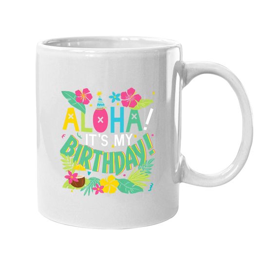 Hawaii Birthday Party Aloha Hawaiian Coffee Mug