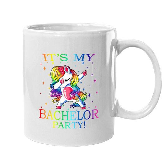 It's My Bachelor Party Unicorn Coffee Mug