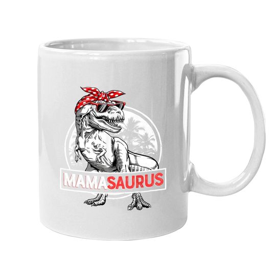 Mamasaurus T Rex Dinosaur Funny Mama Saurus  coffee Mug