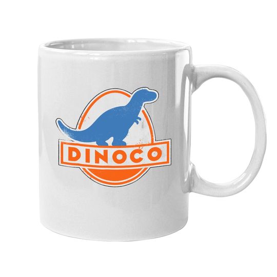Pixar Cars Iconic Dinoco Dinosaur Logo Coffee Mug