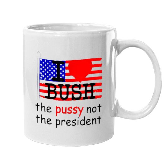 I Heart Love Bush Not The President Coffee Mug
