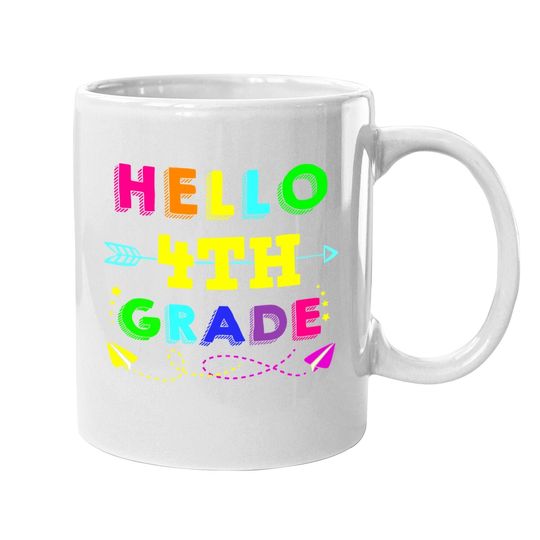 Hello 4th Grade Back To School Coffee Mug