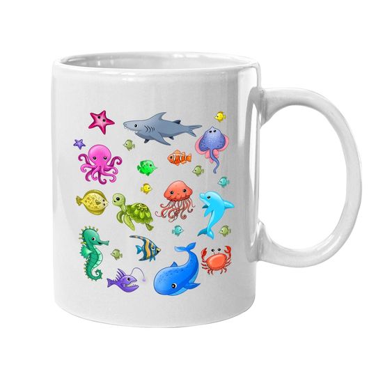 Animals Ocean Creatures Clownfish Coffee Mug