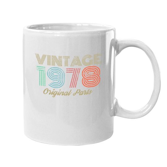 Vintage 1978 Retro 70's Coffee Mug