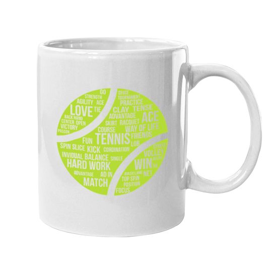 Tennis Quote Coffee Mug