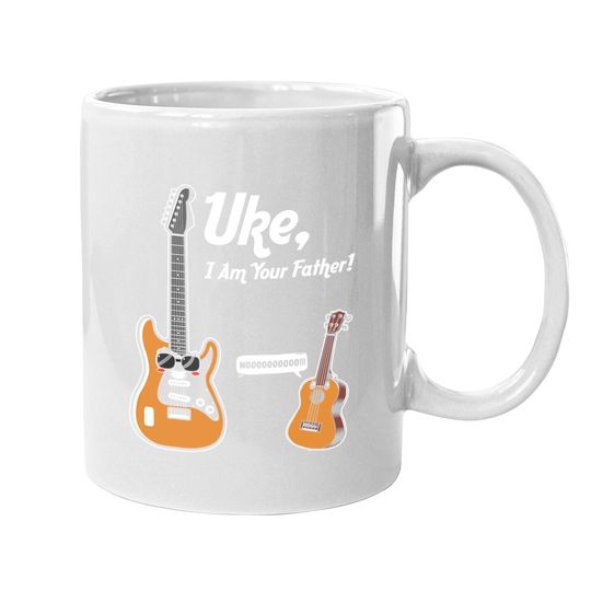 Uke I Am Your Father  ukulele Player Guitar Coffee Mug
