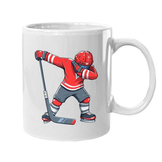 Ice Hockey Dab Apparel, Dabbing Player Youth Coffee Mug