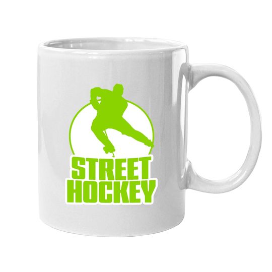 Street Hockey Player Coffee Mug