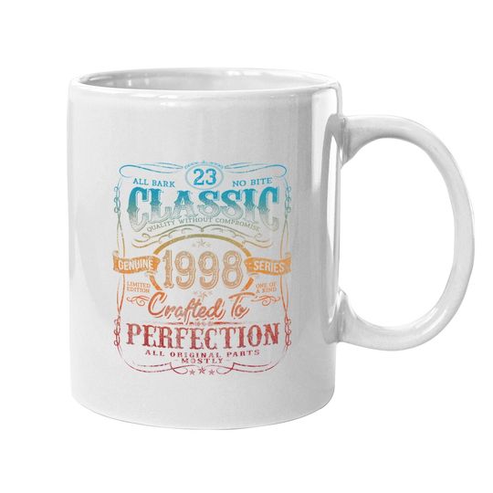 Vintage 1998 Limited Edition  23rd Birthday Coffee Mug
