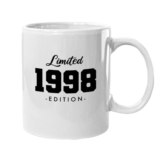 Gift For 23 Year Old 1998 Limited Edition 23rd Birthday Coffee Mug