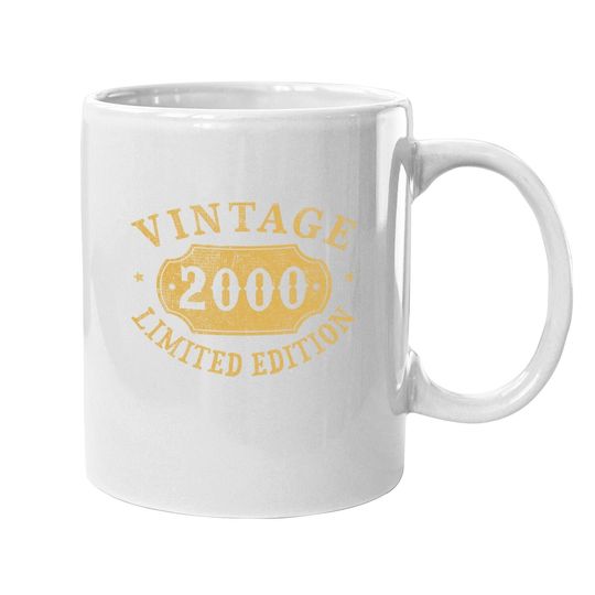 21st Birthday Anniversary Gift Limited 2000 Coffee Mug