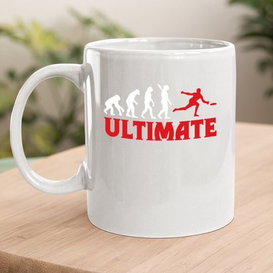 Great Ultimate Frisbee Evolution Gift Coffee Mug