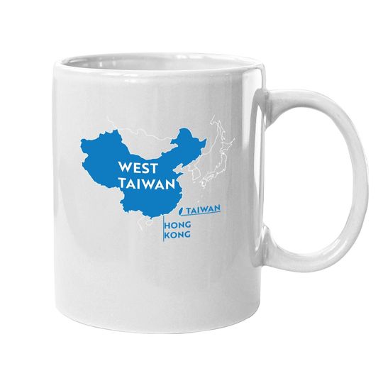 China Map West Taiwan Coffee Mug