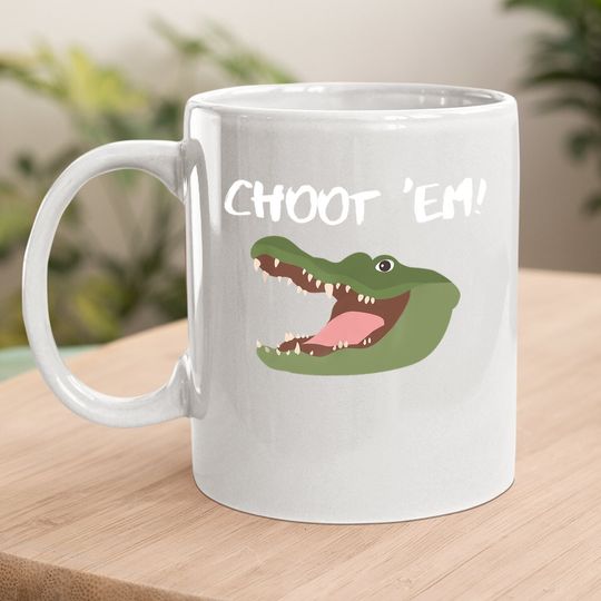 Troy Swamp Choot Em' Alligator Gator Hunting Coffee Mug
