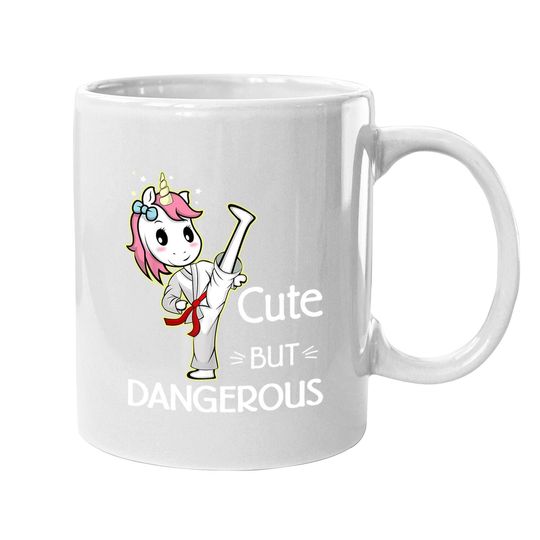 Cute But Dangerous Karate Taekwondo Tt Coffee Mug