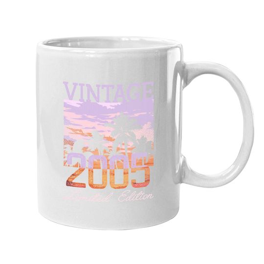 Vintage 2005 Limited Edition16 Year Old Gift Coffee Mug