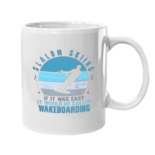 Slalom Skiing Coffee Mug, Skiing Lover Gift, Wakeboarding Mug, Water Skiing Coffee Mug
