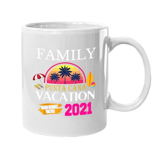 Punta Cana Family Vacation Matching Dominican Republic Coffee Mug