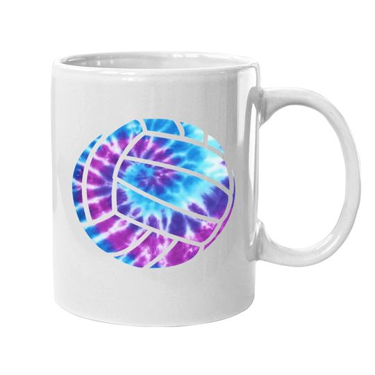 Volleyball Tie Dye Blue Purple Mugnage Coffee Mug