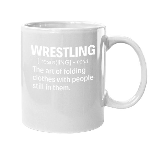 Wrestling Definition Coffee Mug