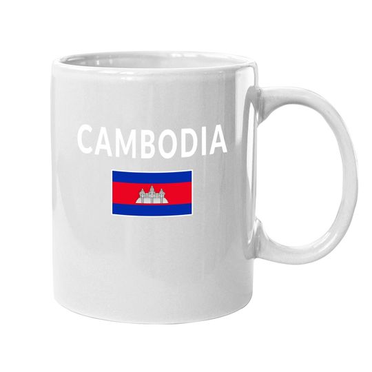 Cambodia Flag Coffee Mug