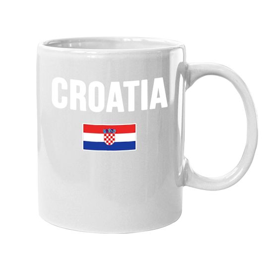 Croatia Coffee Mug Flag