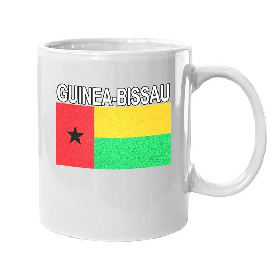 Guinea-bissau Flag Artistic Design Coffee Mug