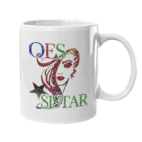 Order Of The Eastern Star Oes Sistar Ritual Ring Masonic Coffee Mug