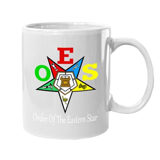Oes Order Of The Eastern Star Logo Symbol Coffee Mug