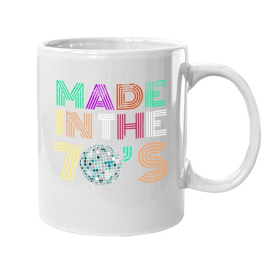 Made In The 70s Seventies Retro Distressed Coffee Mug